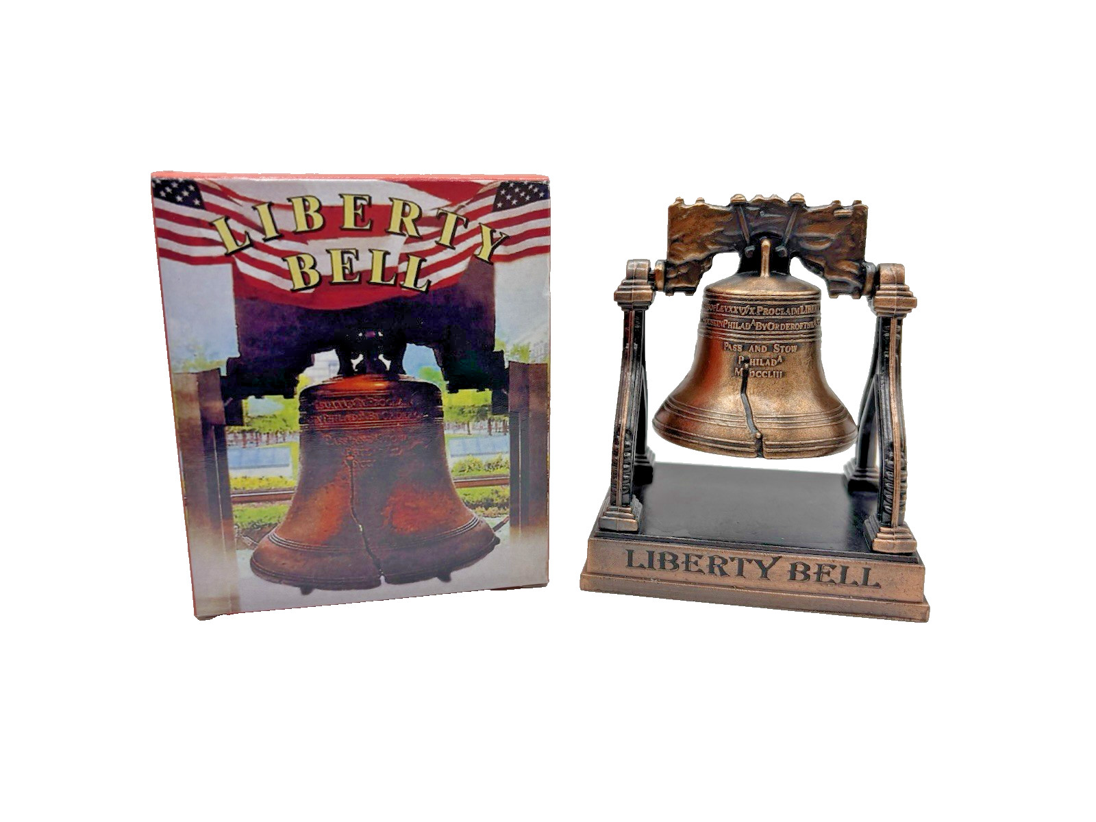 Replica Liberty Bell on Metal Stand Collectible Souvenir