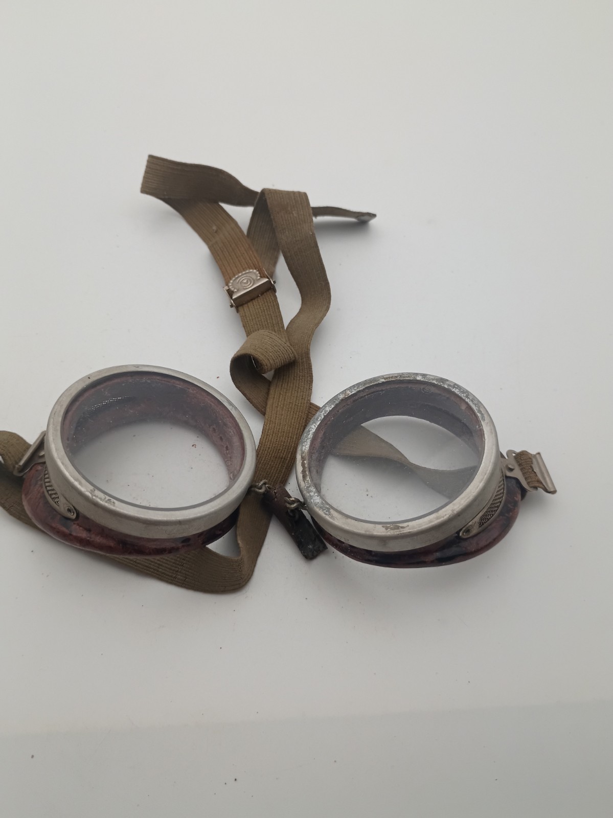 Vintage C.B. & Q Lines Railroad Goggles Duralite Bakelite 1940\'s Vintage C.B. & Q Lines Railroad Goggles Duralite Bakelite 1940\'s
