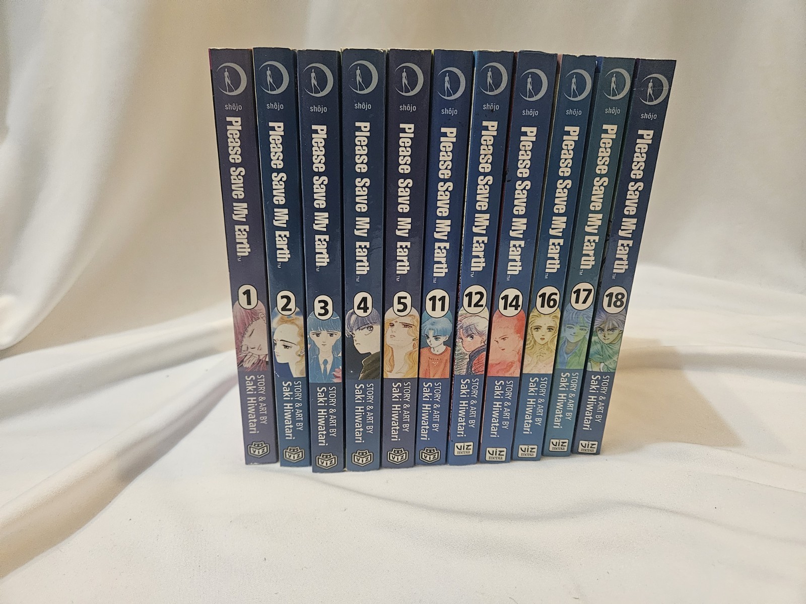 Please Save My Earth Manga Vol.1–5, 11, 12, 14, 16, 17, 18 Set English Version