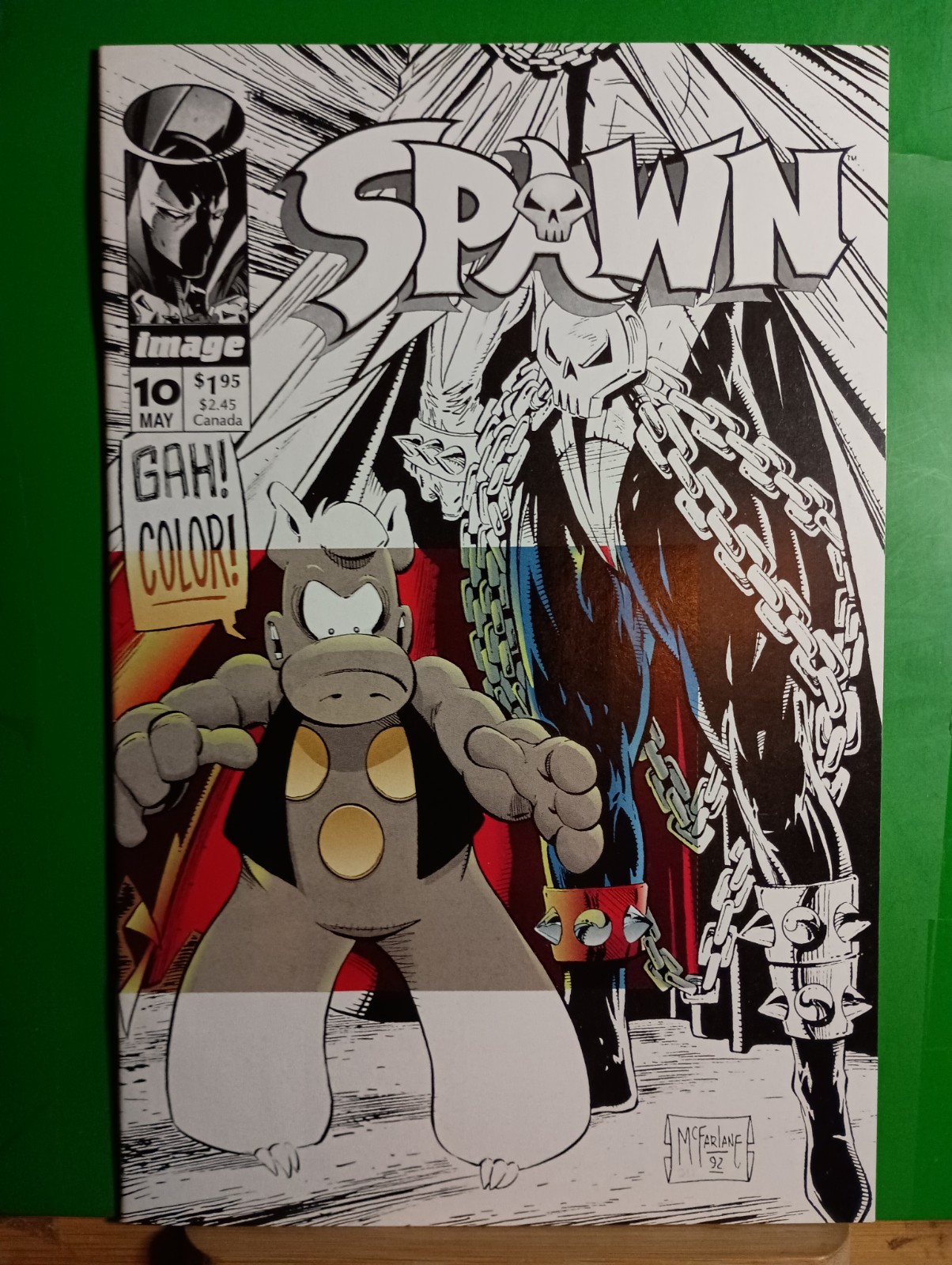 1993 Image Comics Spawn Issue 10 Todd McFarlane Direct Edition Cover A Variant 1993 Image Comics Spawn Issue 10 Todd McFarlane Direct Edition Cover A Variant