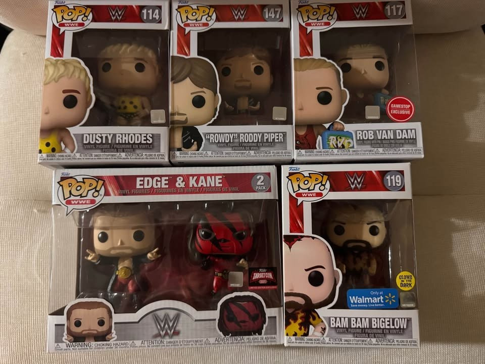 WWE Funko Pop Lot 13 Bundle Edge Kane 2Pack Ted DiBiase Diamond Chase Undertaker