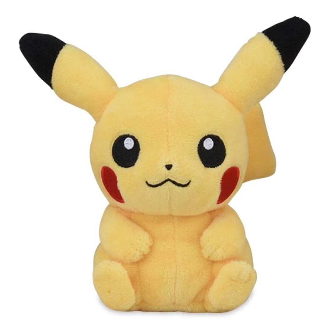 Pikachu Pokemon Center Original Sitting Cuties Plush 5 ¼ Inch | Brand New