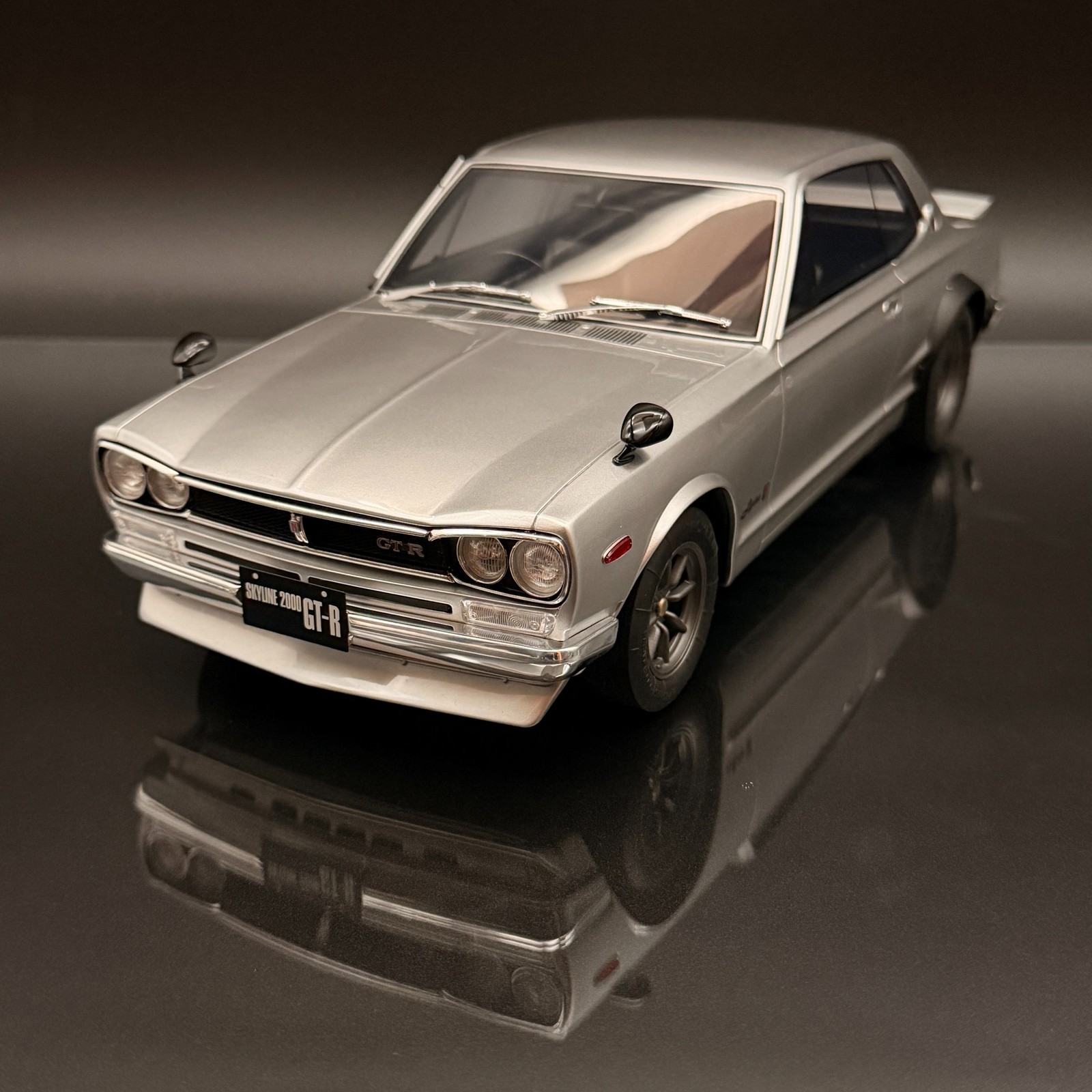 Nissan Skyline 2000 GT-R KPGC10 1971 Silver 1:12 OTTO G094 Classic Model