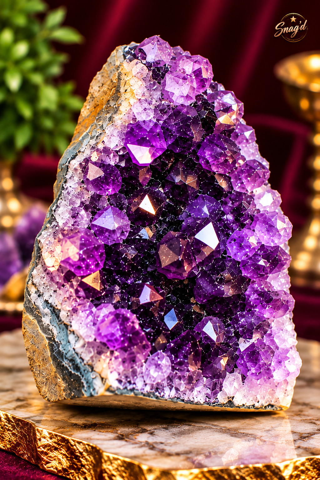 Amethyst Cut Base Clusters, \