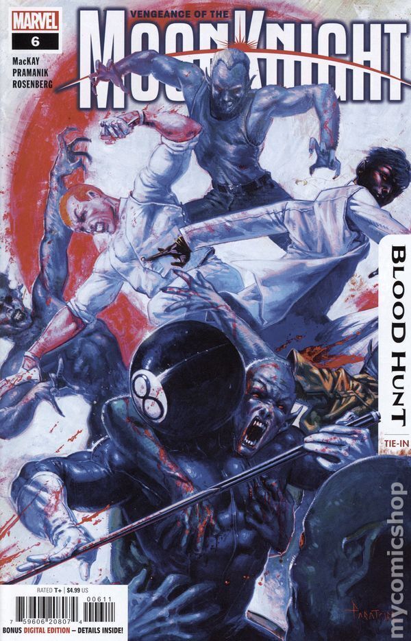 Vengeance of the Moon Knight #6A Stock Image