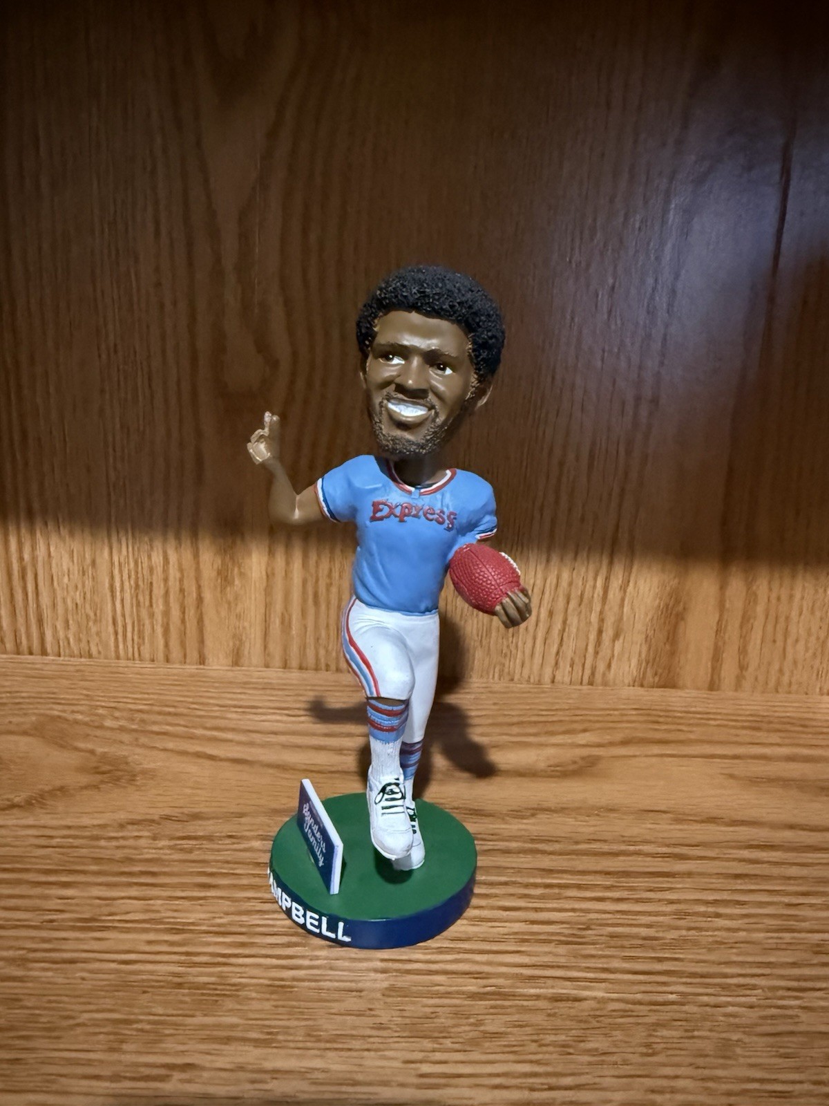 Earl Campbell Express #34 Football / Baseball Bobblehead in original packaging