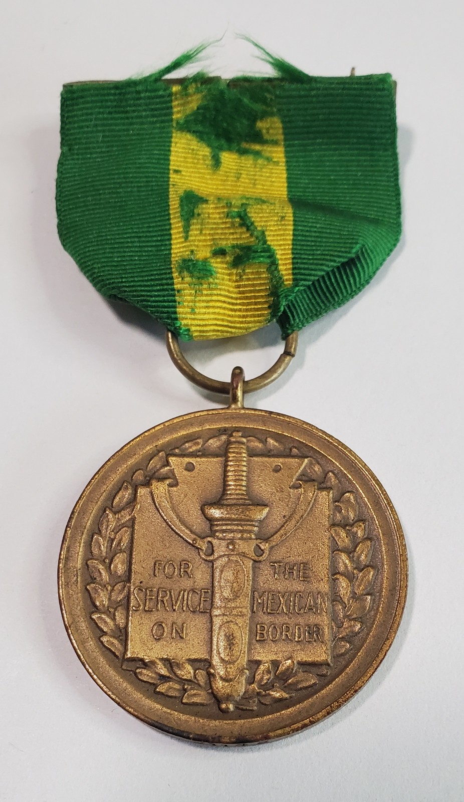 ID\'d Mexican Border Service Medal -- 1st Massachusetts Field Artillery -- #31142
