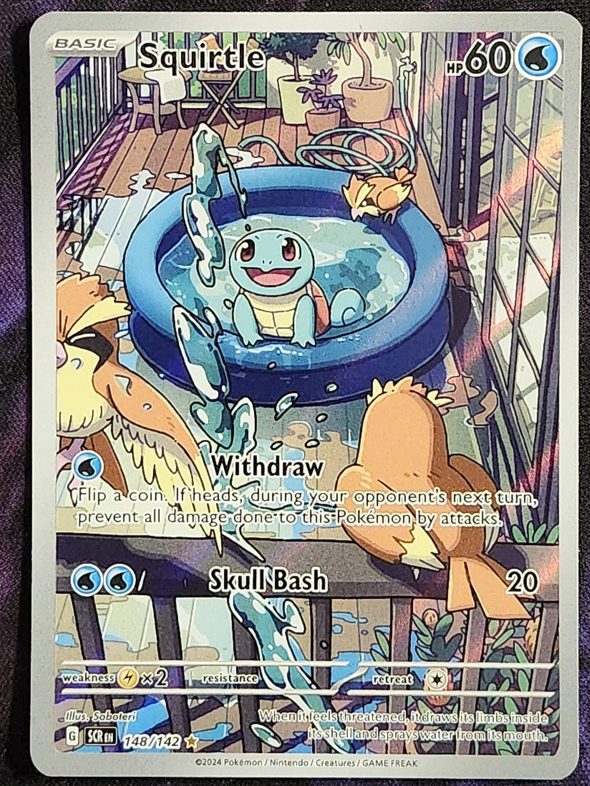 Pokemon Squirtle 148/142 Stellar Crown SCR