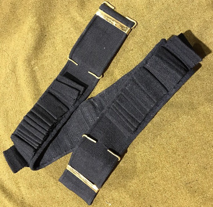 Mills M1894 Blue Infantry 100 round cartridge belt for .30-40 Krag- Regular Mills M1894 Blue Infantry 100 round cartridge belt for .30-40 Krag- Regular