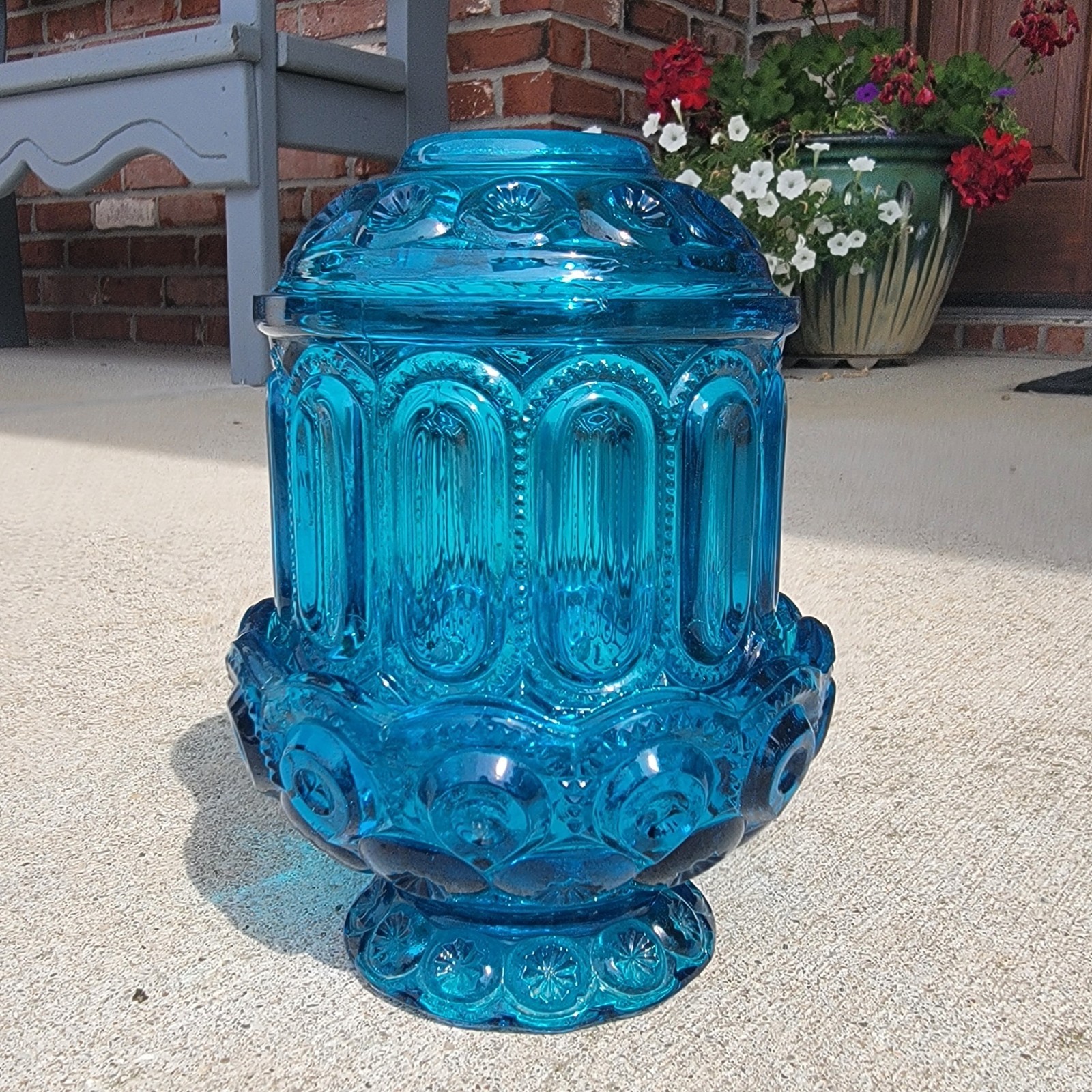Rare Vintage LE Smith Blue Moon and Stars Fairy Courting (Court) Lamp UV Glow Rare Vintage LE Smith Blue Moon and Stars Fairy Courting (Court) Lamp UV Glow