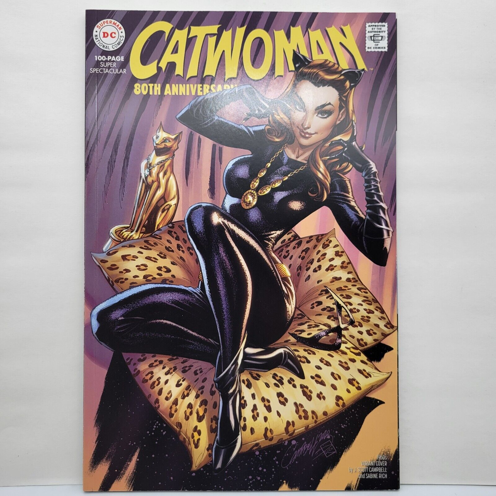 Catwoman 80th Anniversary Spectacular #1 Variant J Scott Campbell 1960s DC Comic