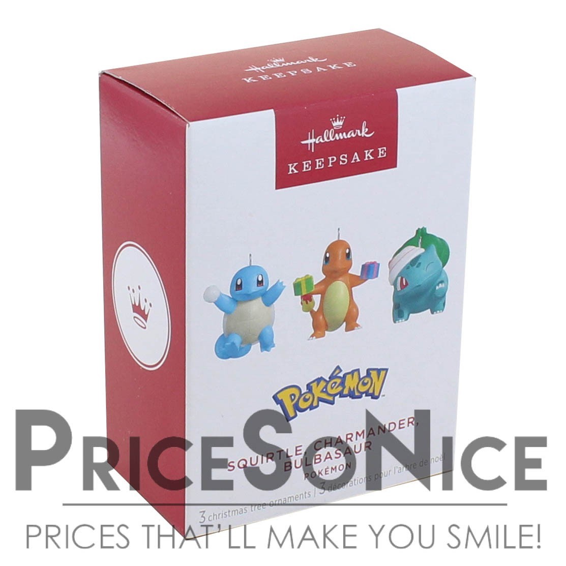 Hallmark Keepsake 2025 Squirtle Charmander Bulbasaur Pokemon MINIATURE Ornament