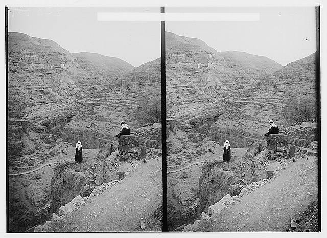 Photo:Jericho Jordan 1900s Brook and Gorge of the Cherith Stereoview