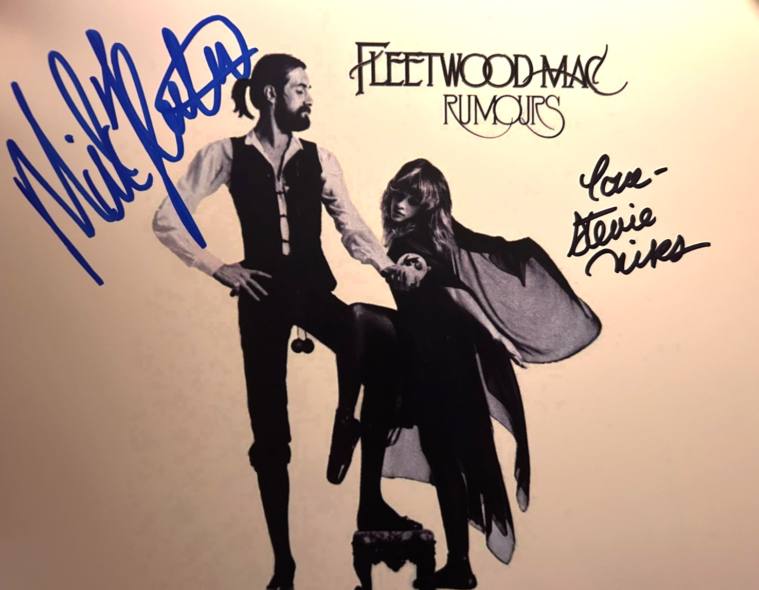 Stevie Nicks, Mick Fleetwood Mac 8x10 Photo: Authentic Original Autographs w/COA