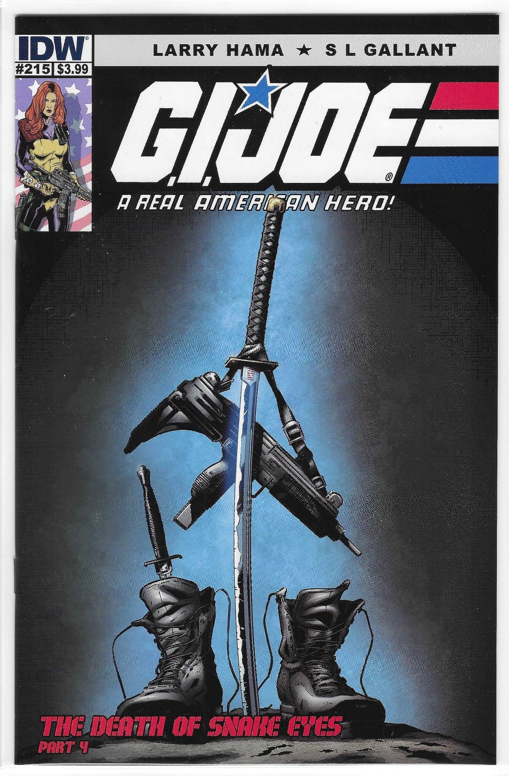 IDW Vol.1 G.I.JOE #215A S L Gallant NM