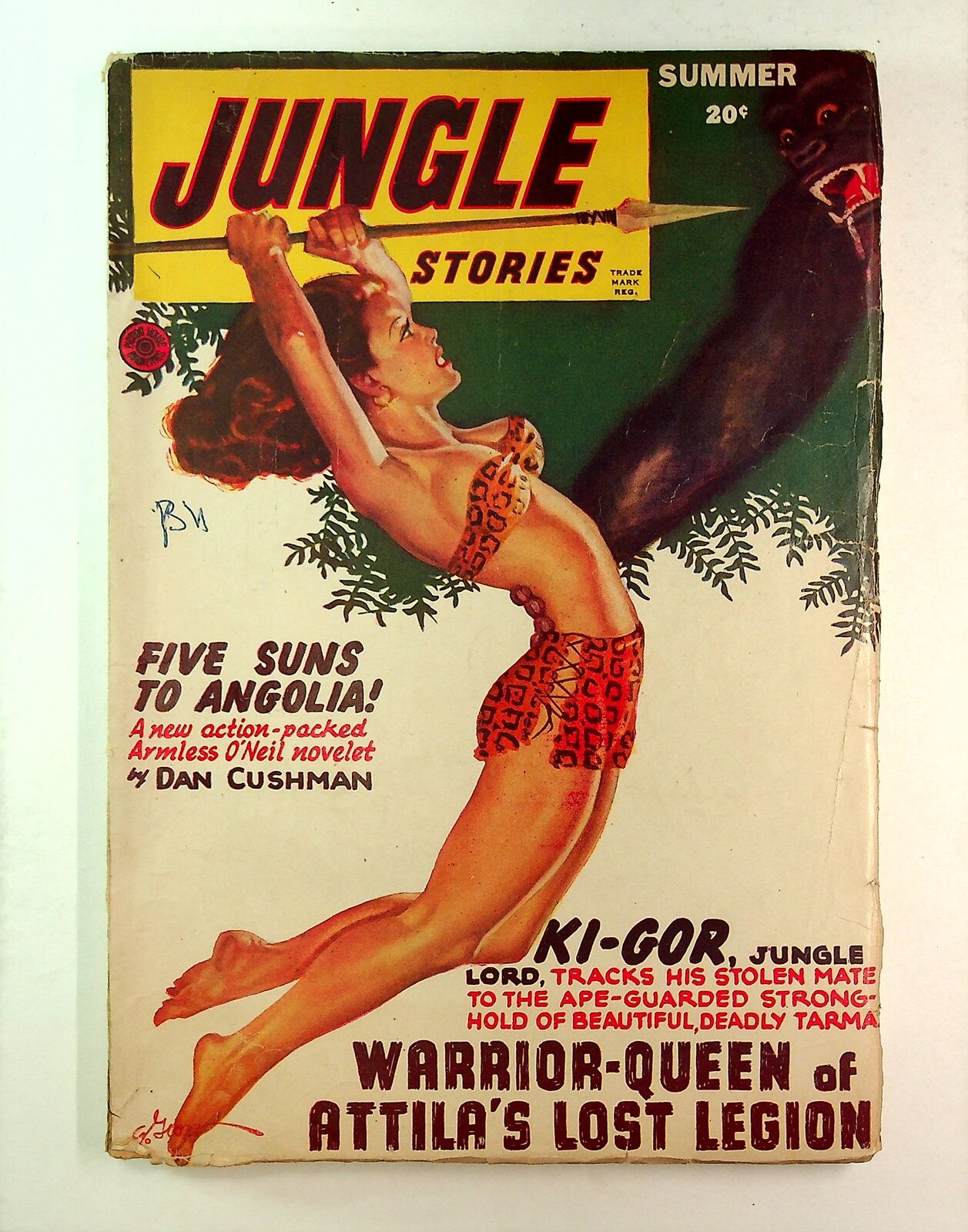 Jungle Stories Pulp 2nd Series Jun 1947 Vol. 3 #11 VG- 3.5
