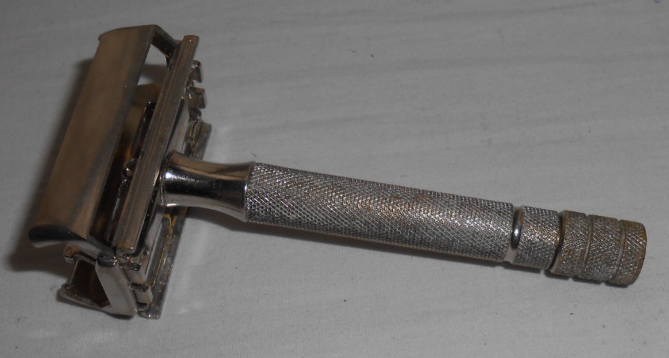 Vintage 1948-50 Gillette Super Speed TTO Double Edge Safety Razor NICE CLEAN NDC