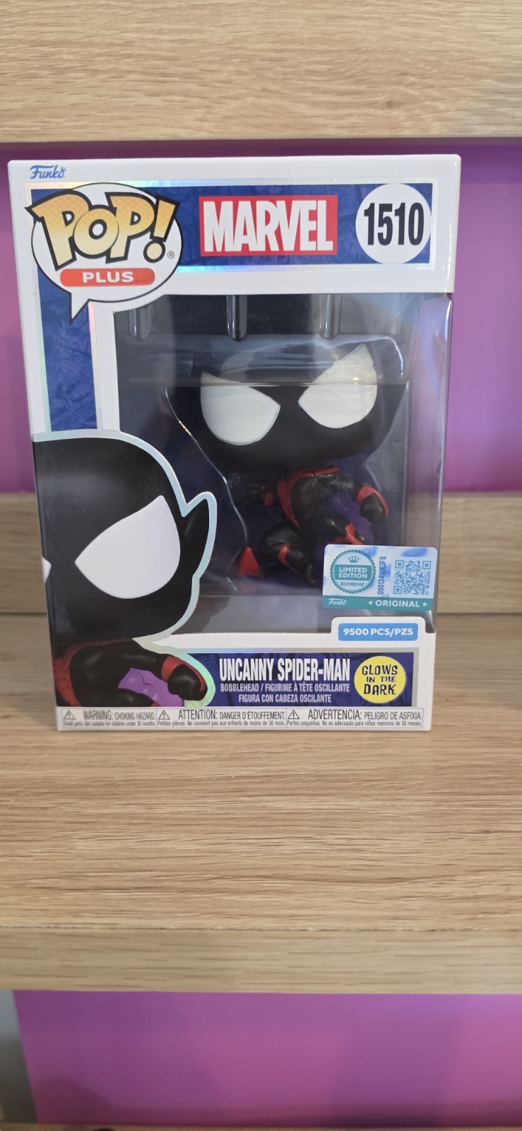 Funko Pop Uncanny Spider-Man Glow GITD #1510 Marvel LE 9500 