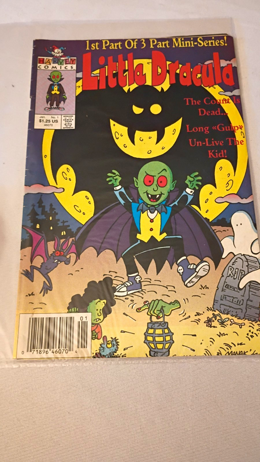 Harvey Comics Little Dracula #1 1991 Copper Age Comic Lot Wendy Ghost Rider