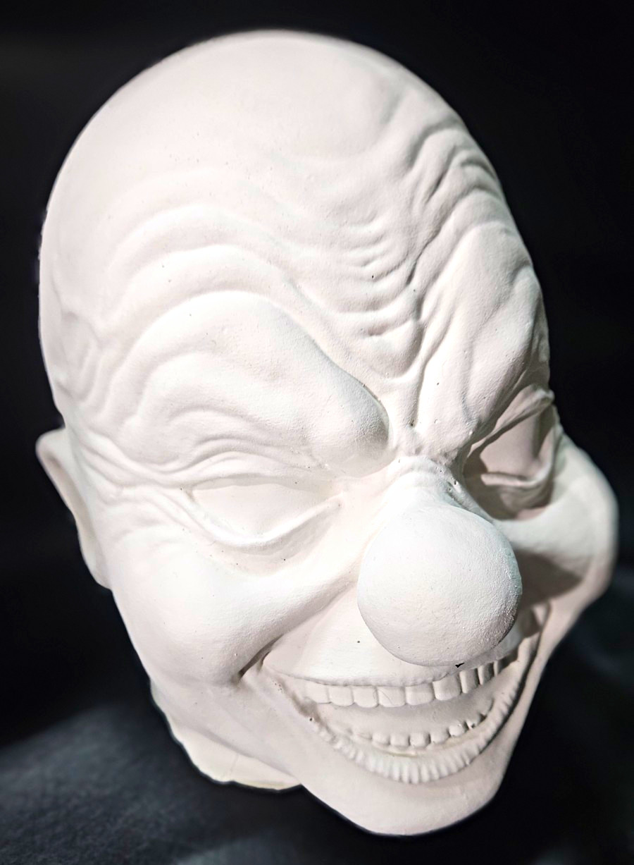 slipknot style Clown TTE blankLatex Mask, Unpainted Costume Mask for Halloween