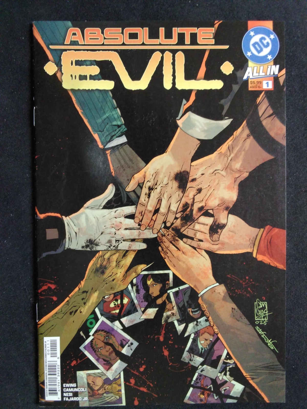 ABSOLUTE EVIL #1 DC COMIC A COVER VERY FINE CONDITION ABSOLUTE EVIL #1 DC COMIC A COVER VERY FINE CONDITION