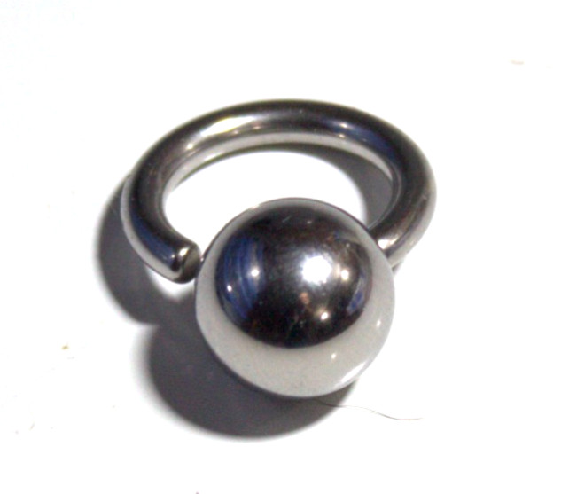 1- 8g 1/2 Screw Ball Ring Princess Albertina Outer Inner Labia Ring Jewelry Sexy