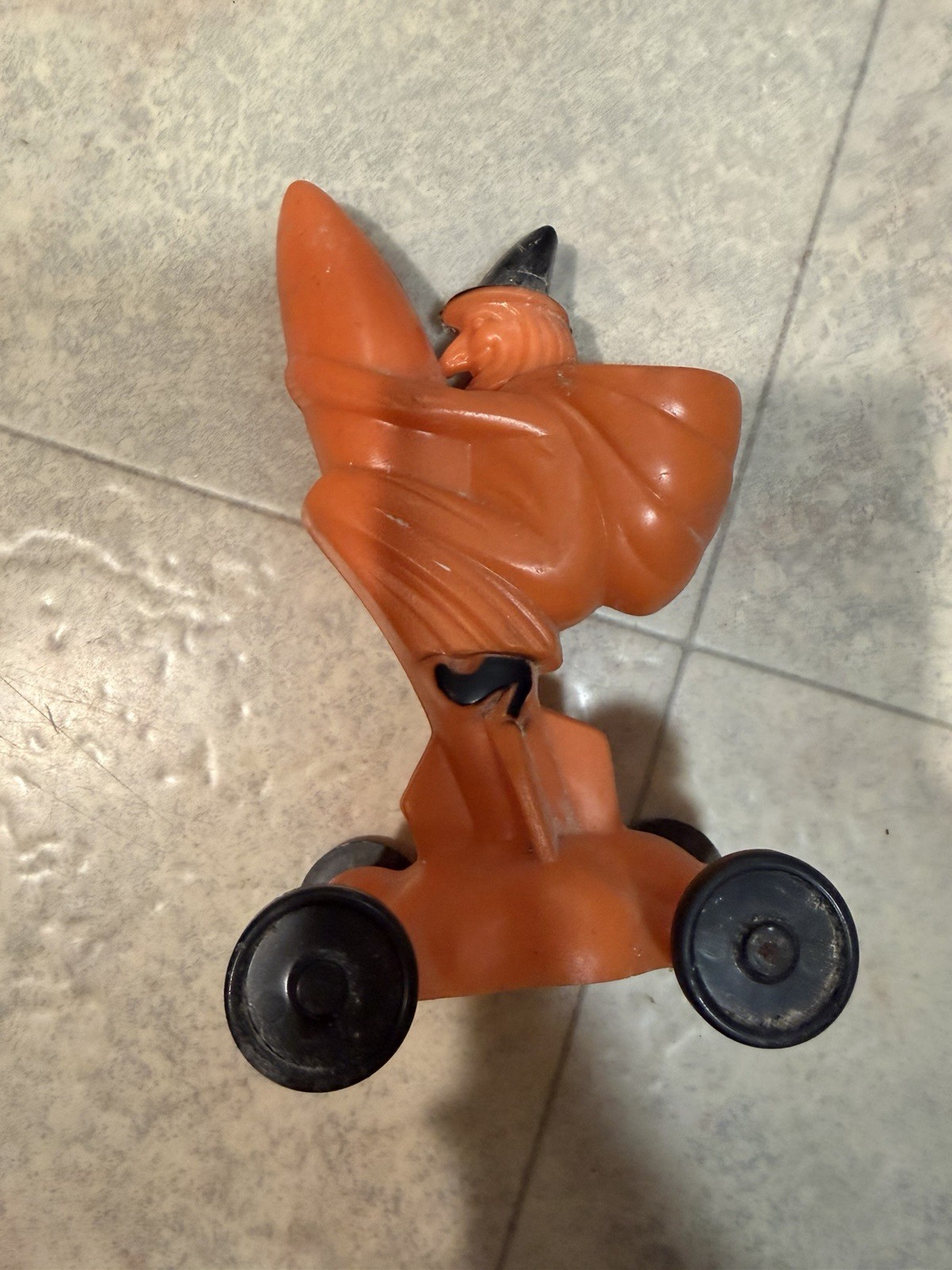 Vintage 50’s Halloween ROSBRO TICO tOYS Hard Plastic WITCH Candy Container 6” Vintage 50’s Halloween ROSBRO TICO tOYS Hard Plastic WITCH Candy Container 6”