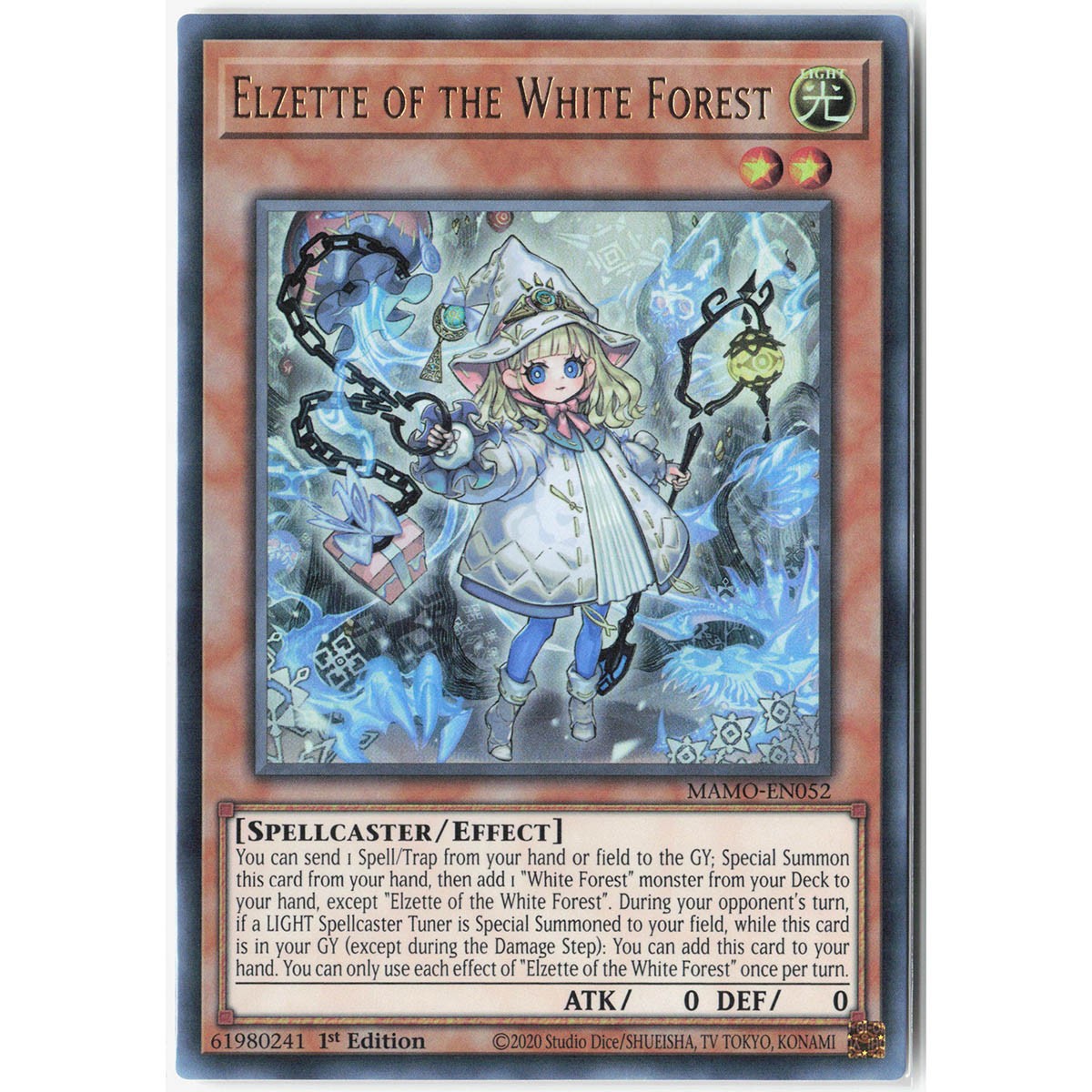YuGiOh Elzette of the White ForestMagnificent MonstersMAMO-EN052]NM