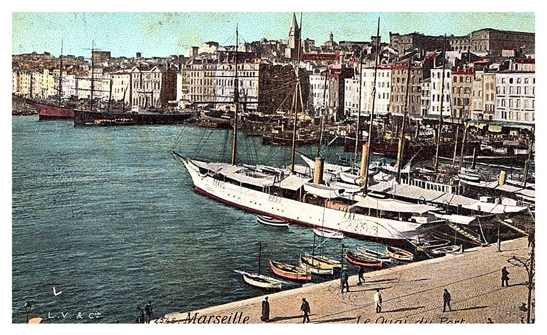 France marseille , Le Quai du Port