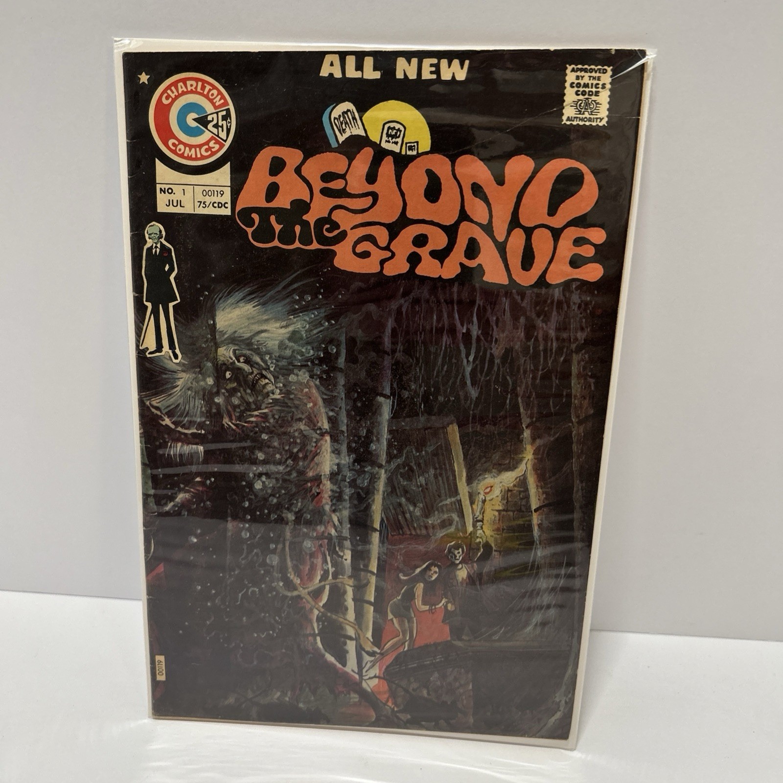 BEYOND THE GRAVE 1 1975 CHARLTON TOM SUTTON CLASSIC COVER