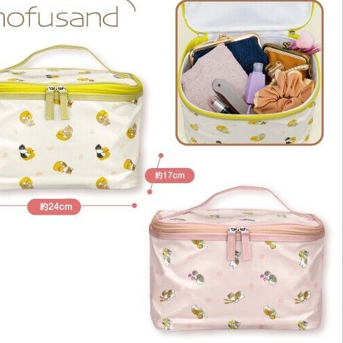 Mofusand vanity bag  pouch 24cm pink New Japan pouch