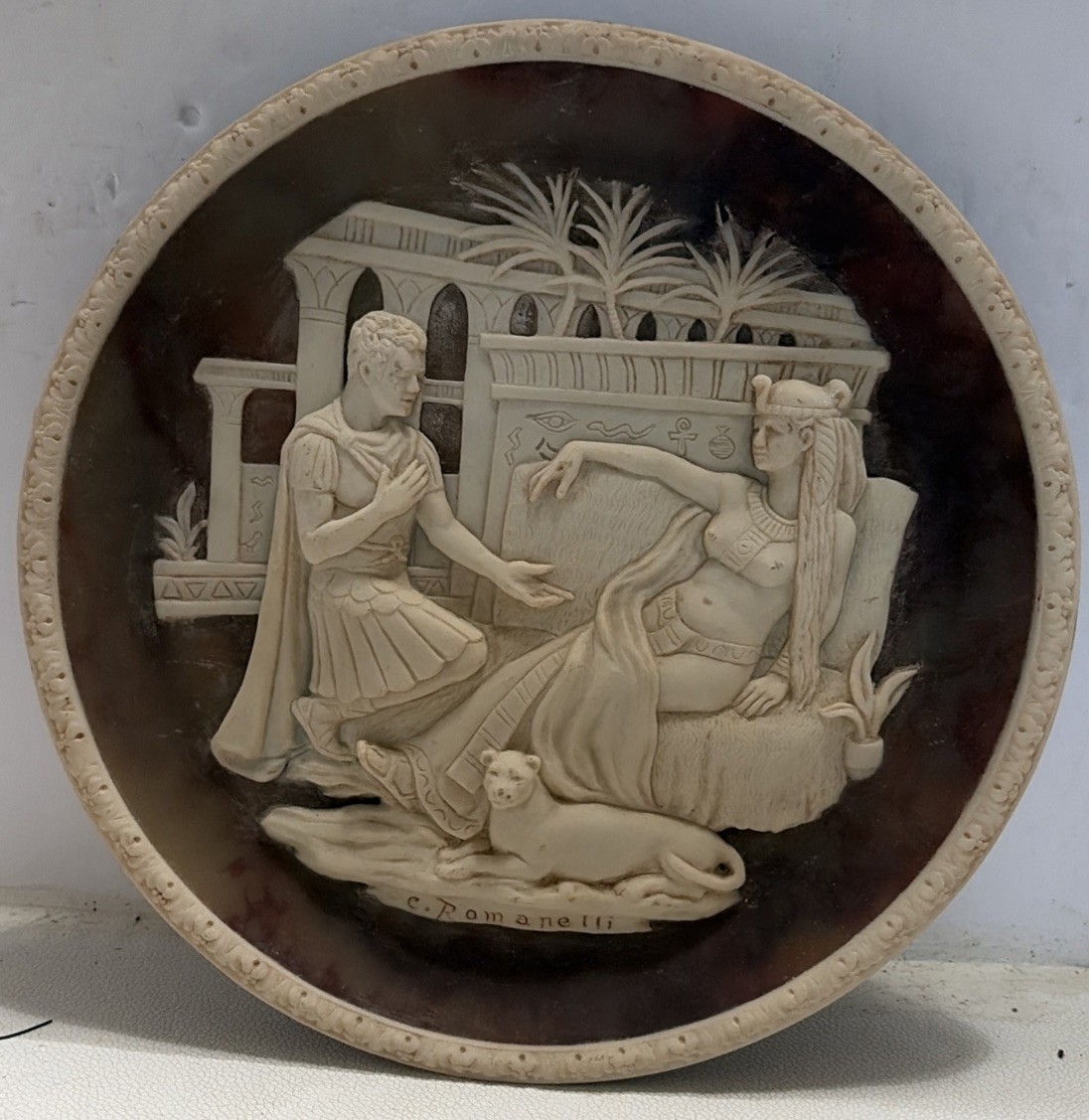 1979 Incolay Antony Cleopatra Plate Carl Romanelli Great Romances 1st Issue