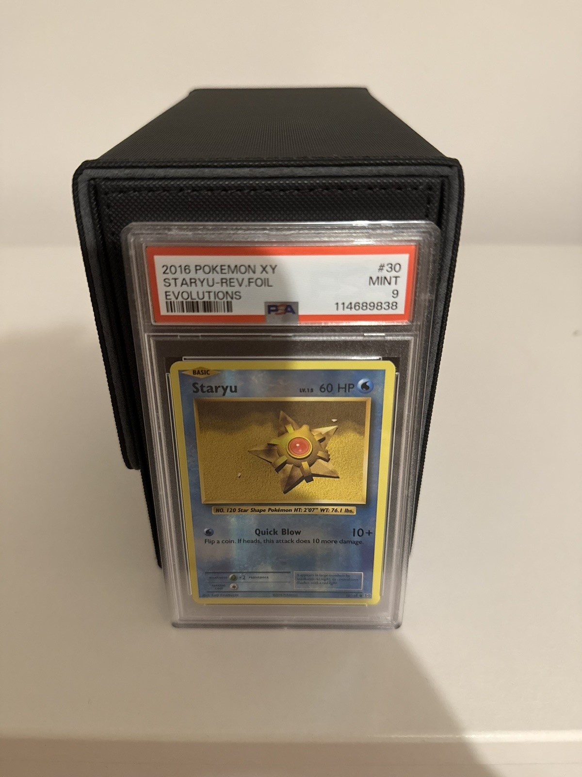 Pokemon Cards: Evolutions Reverse Holo: Staryu 30/108 PSA 9