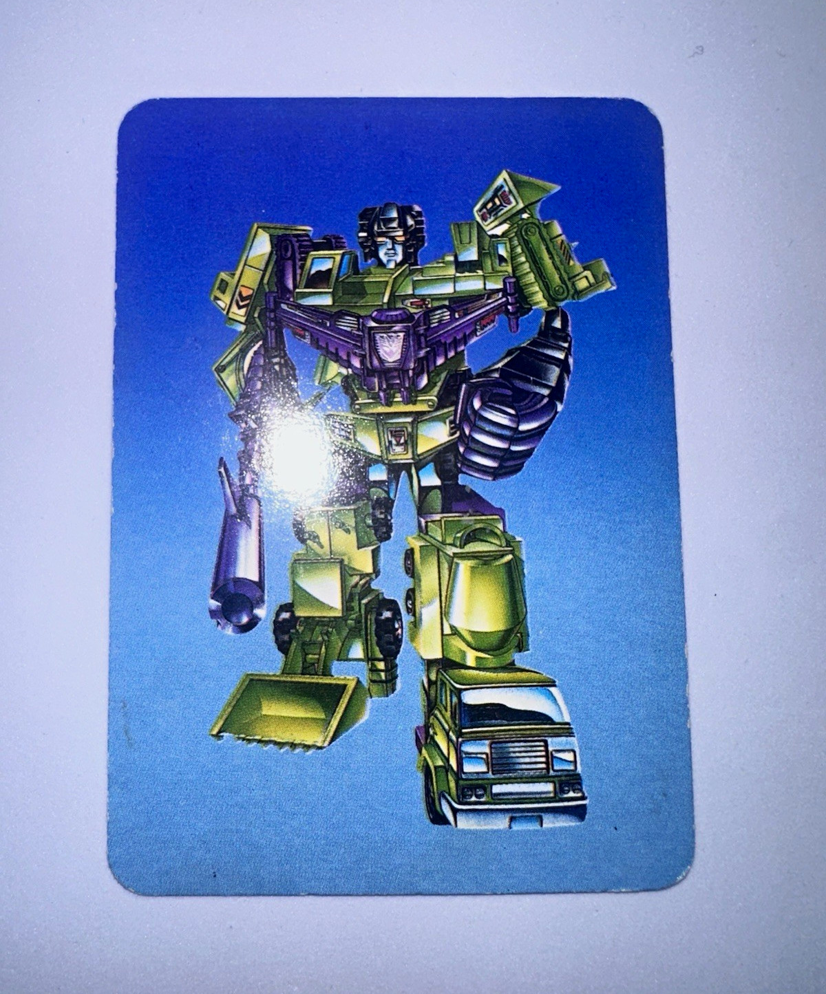 1985 Hasbro Transformers Series 1 Devastator #115 Blue Variant