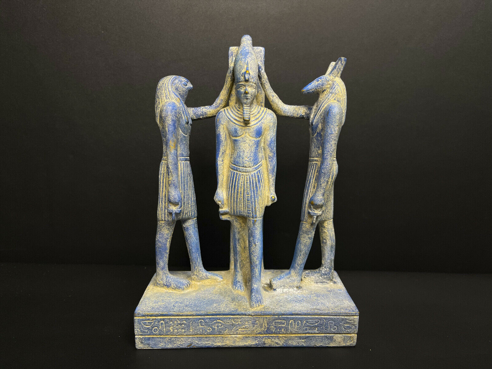 In A perfect scene King Ramesses the Third, the god Horus and the god Seth
