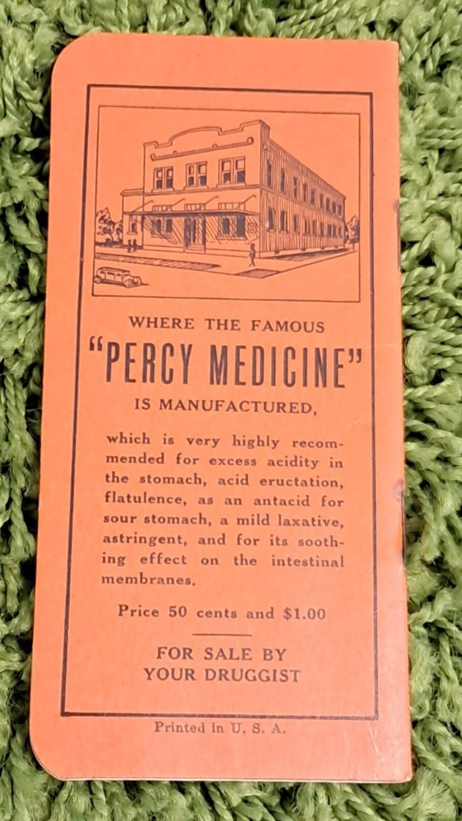 Vintage Percy Medicine Pharmacy Merrick Pamphlets Texas 1946 Waco