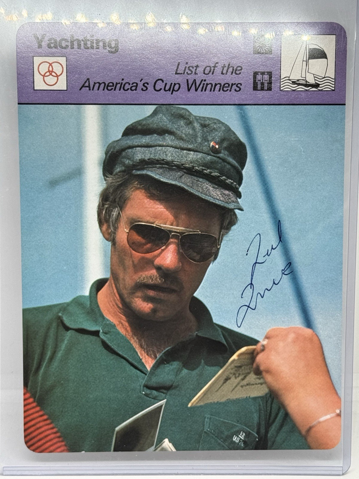 1979 Sportscaster Yachting Ted Turner Courageous 1977 America\'s Cup SIGNED