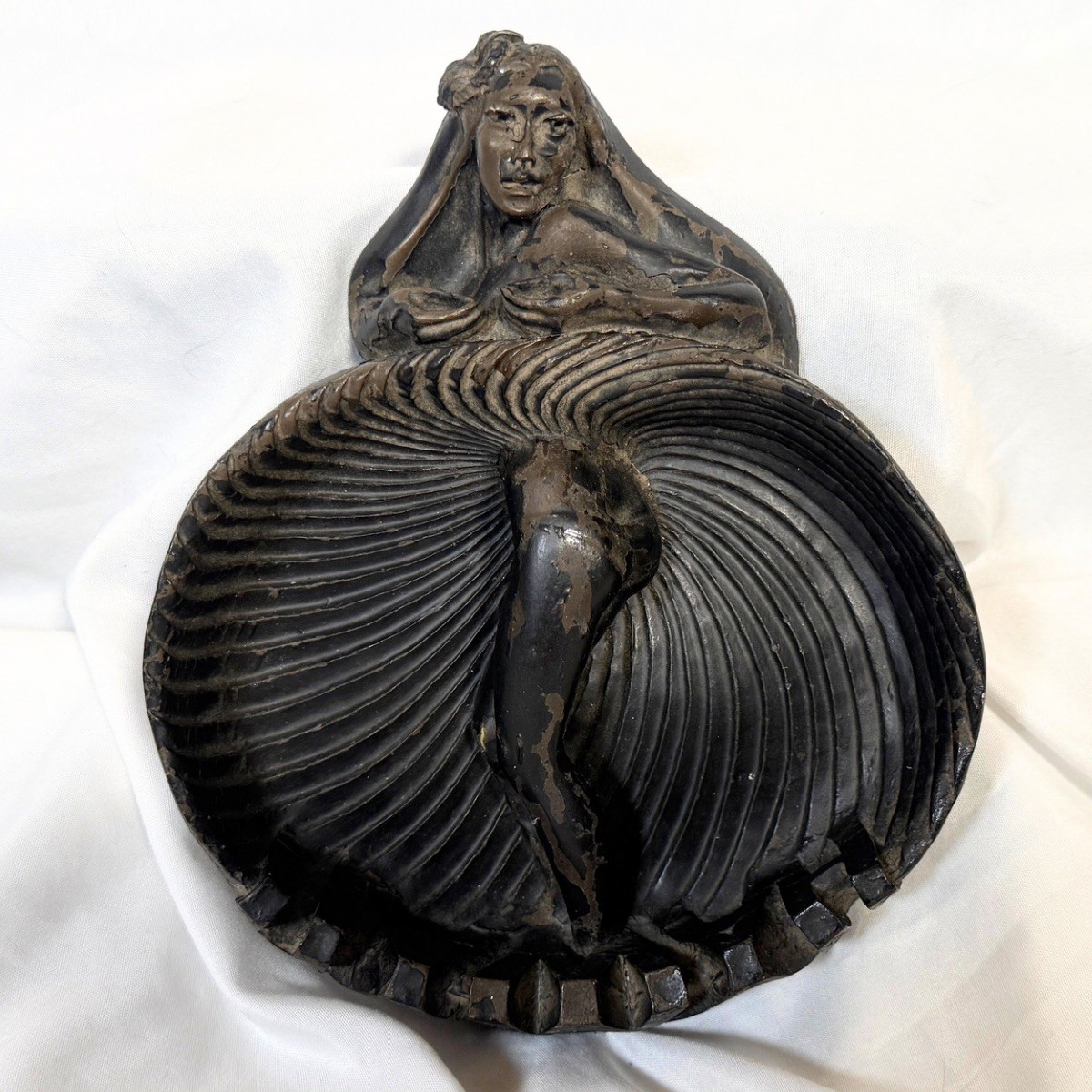 Coco Joes Hawaiian Hula Dancer Ashtray (T6R/JSF6) Pink Tag Made w/Lava EUC Coco Joes Hawaiian Hula Dancer Ashtray (T6R/JSF6) Pink Tag Made w/Lava EUC