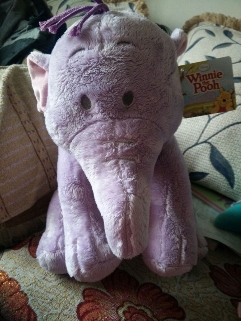 Official Disney Winnie the Pooh Heffalump Lumpy Elephant Plush Toy 30CM Gift