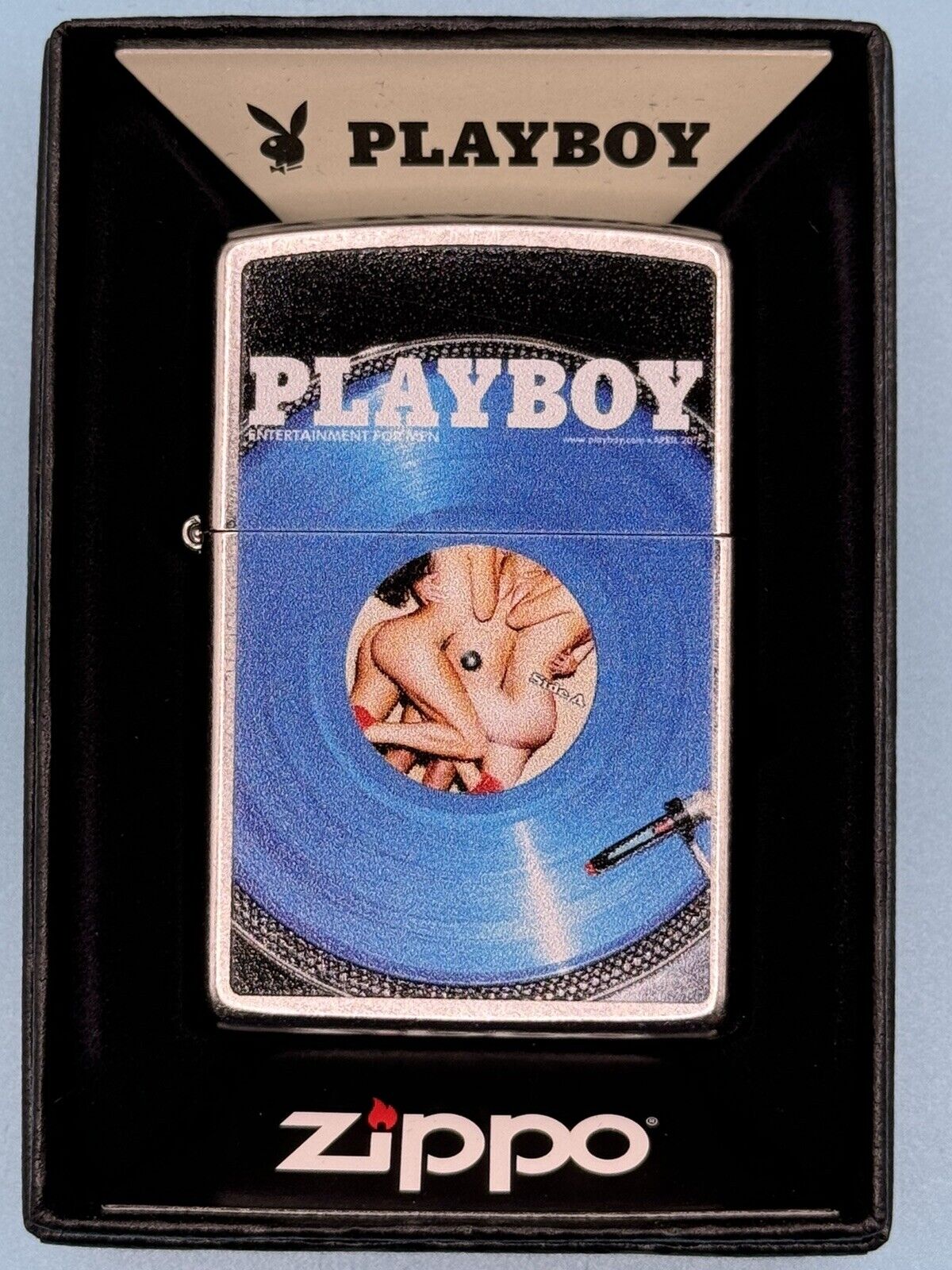 Vintage April 2013 Playboy Magazine Cover Zippo Lighter NEW Rare Pinup