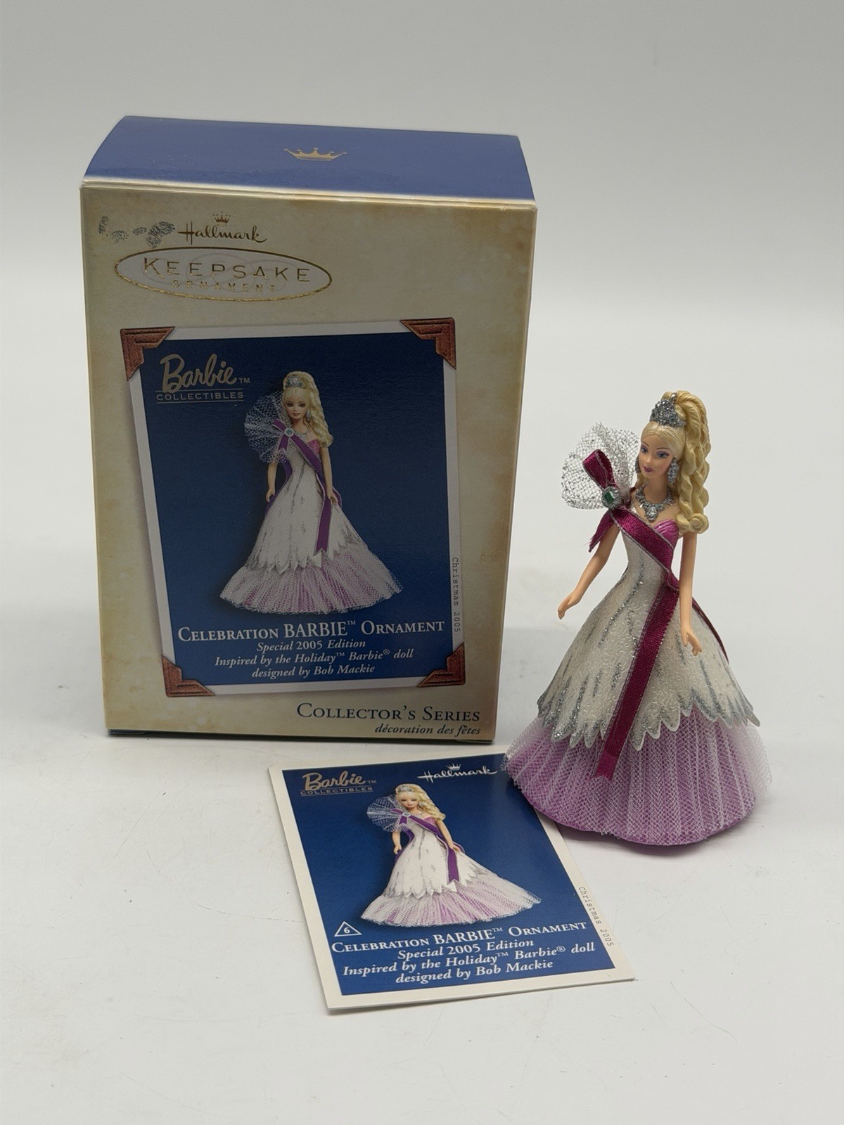 2005 Hallmark Celebration Barbie Ornament Collectors Series Special EUC