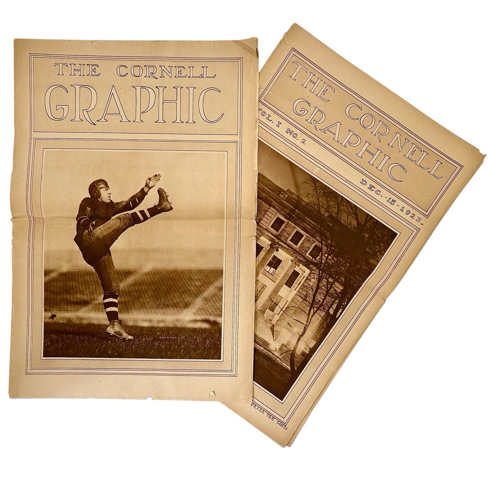 The Cornell Graphic 1923 University Student Newspaper Magazine 1st & 2nd Issues