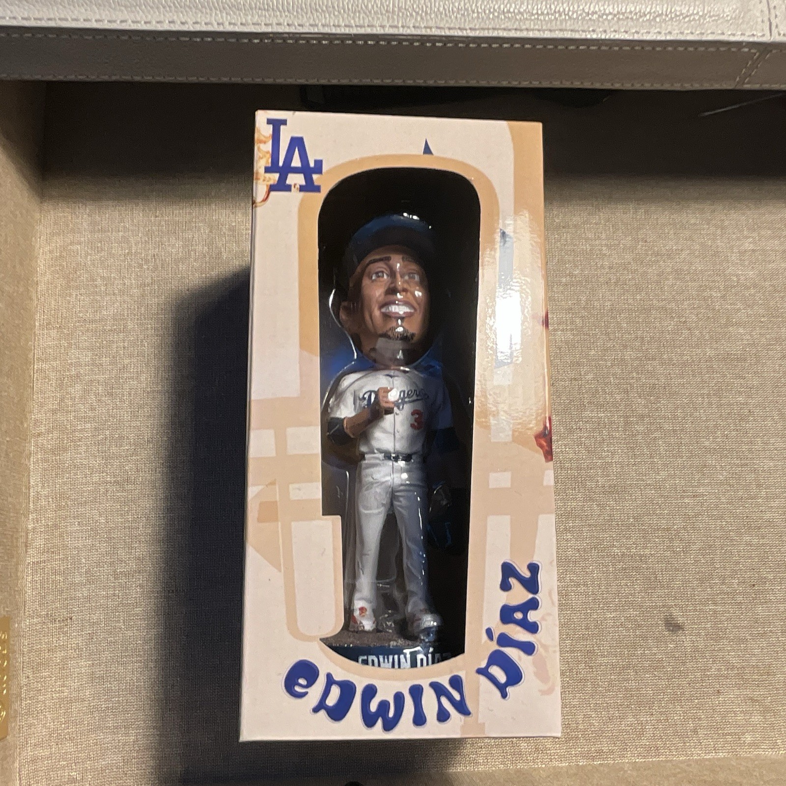 Budweiser MLB Los Angeles Dodgers Edwin Díaz Bobblehead Original Unopened 2025