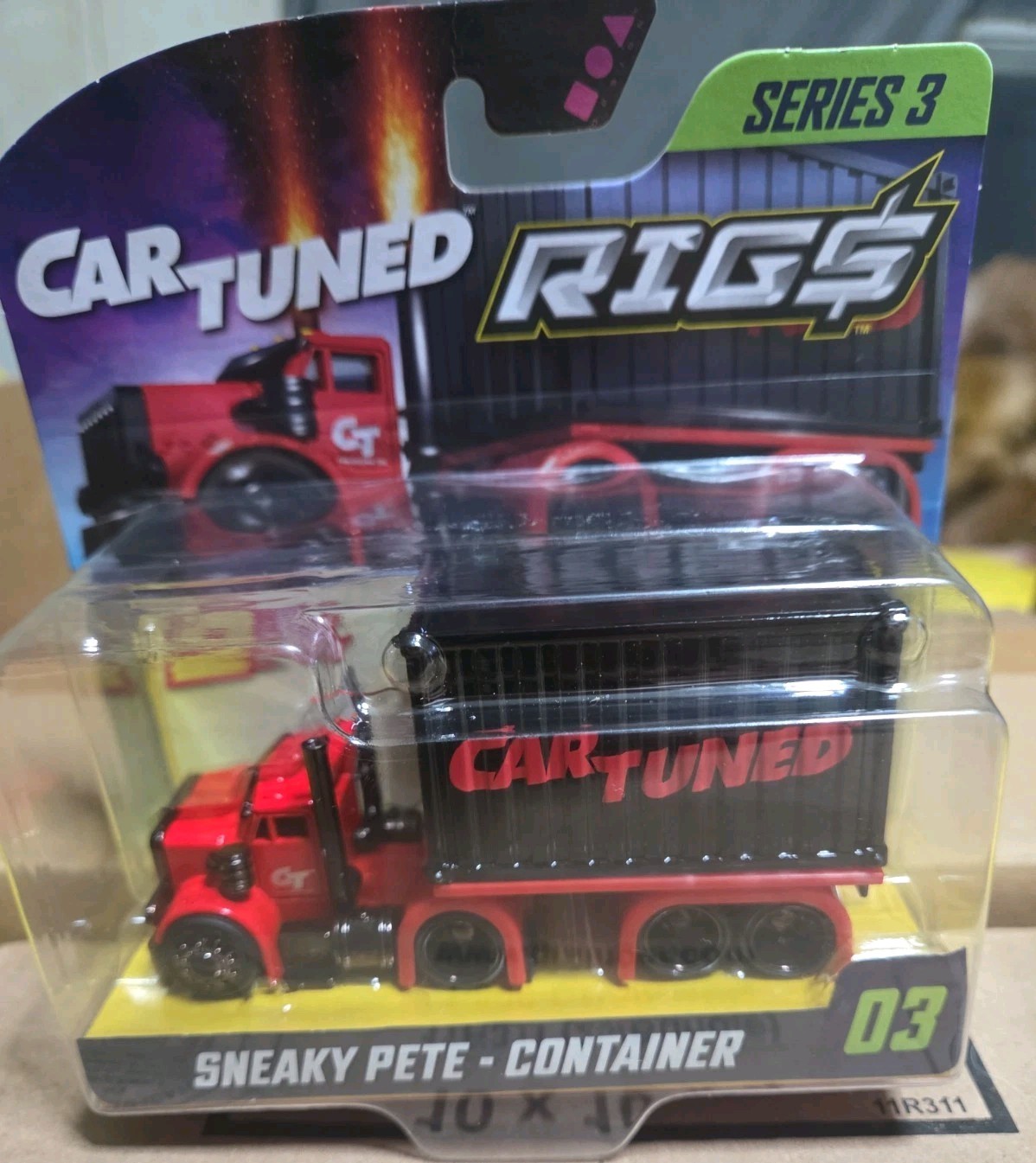 Car-Tuned Container Rigs 3 - Riggs Snakey Pete (Red) New Unopened  Collectible 
