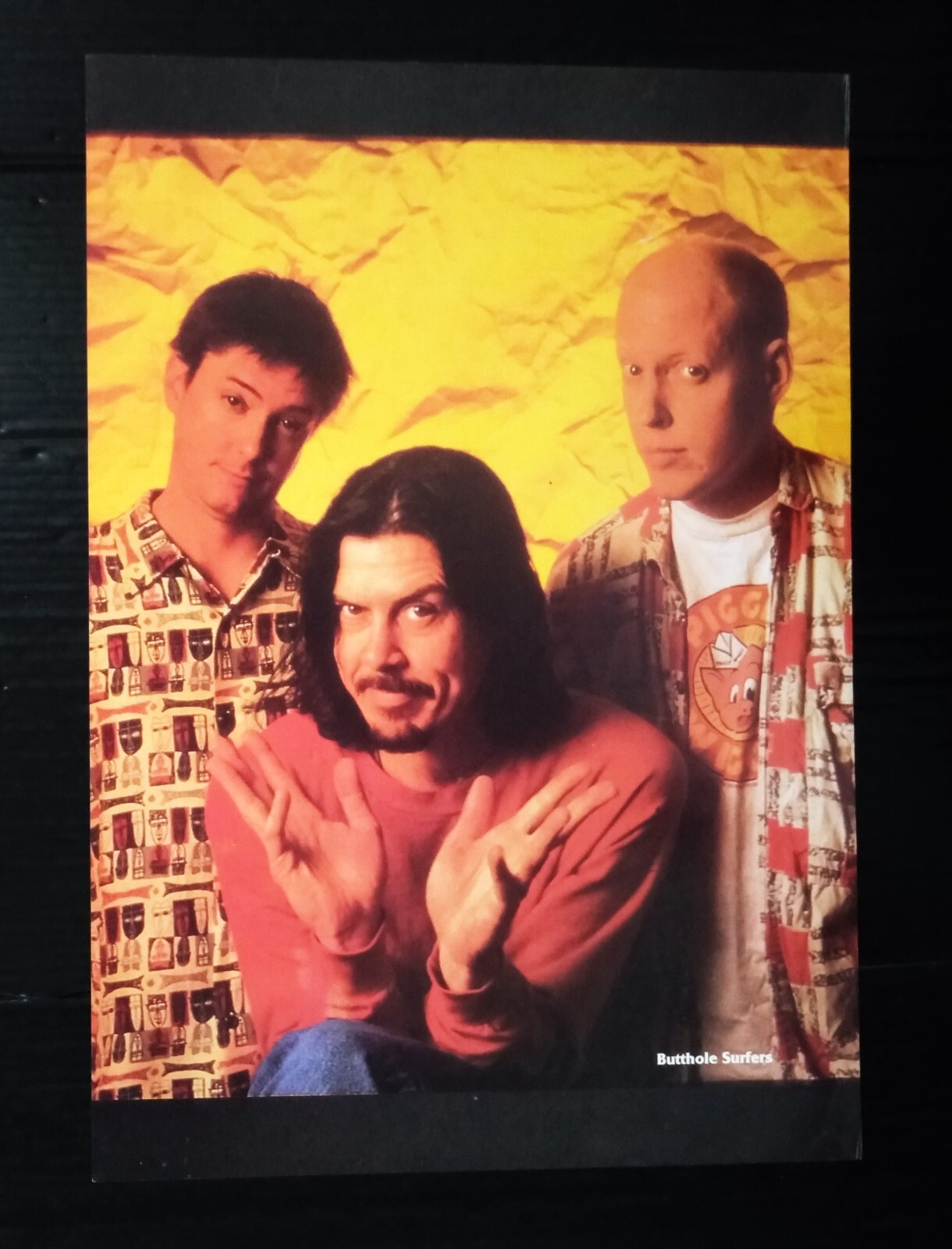 C1859 Butthole Surfers Poison Vintage Thailand ONLY 1 COLOR PAGE MEGA RARE