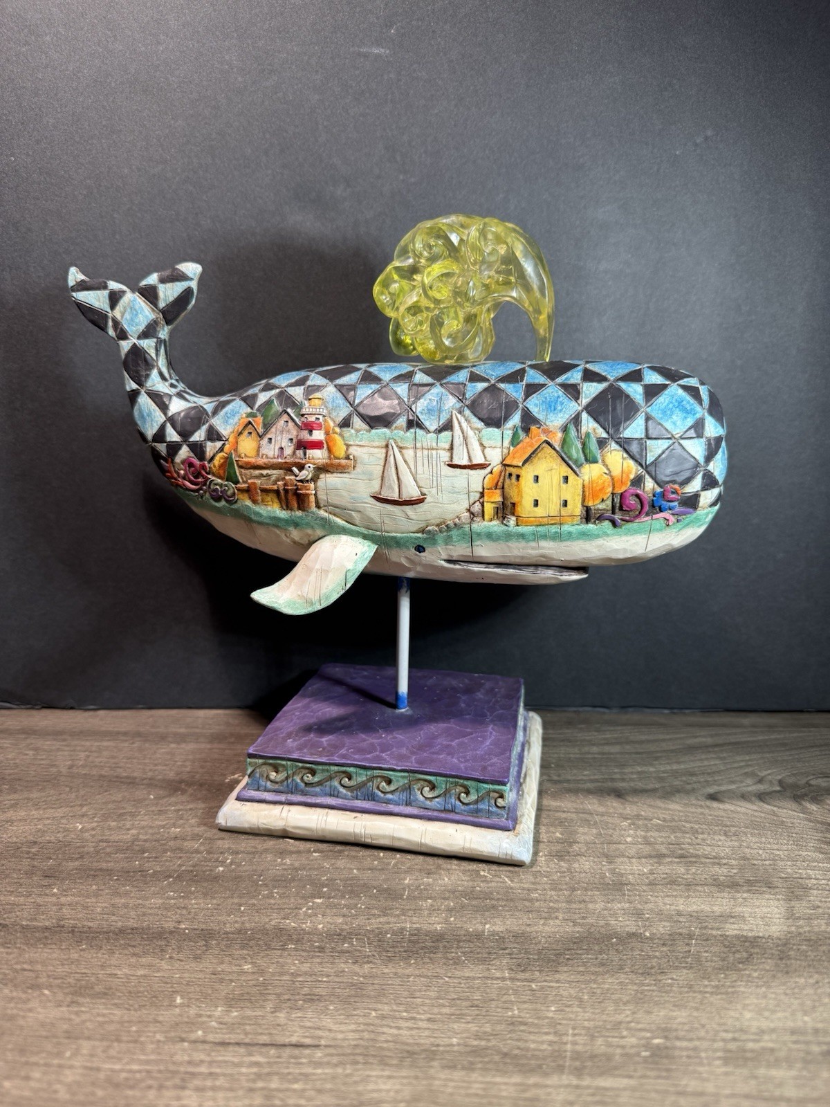 2004 Jim Shore Shorelights God’s Greatest Creature Whale Figurine 118738