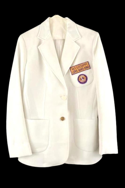 Vintage 1984 Mississippi Lions Int Band Blazer Women\'s Large White