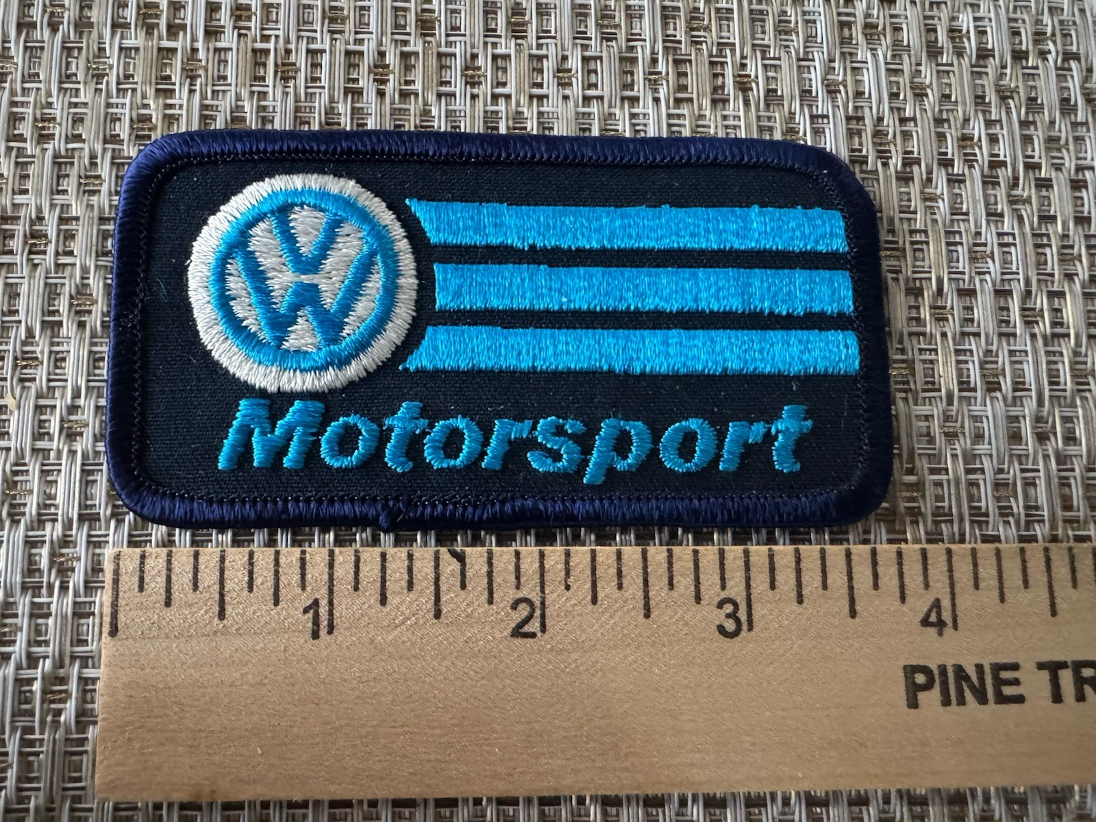 Vintage 1970s VW Motorsport Patch NOS