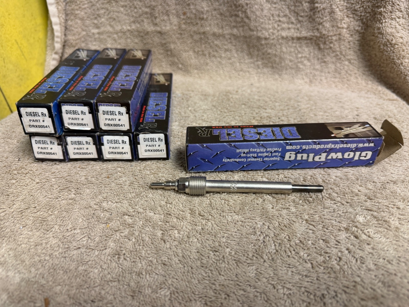 DIESEL RX DRX00541 2003-10 6.0 POWERSTROKE GLOW PLUG SET F250 - F550 E250-E450
