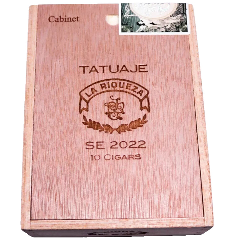 Tatuaje La Riqueza SE 2022 Empty Wood Cigar Box 6.25\